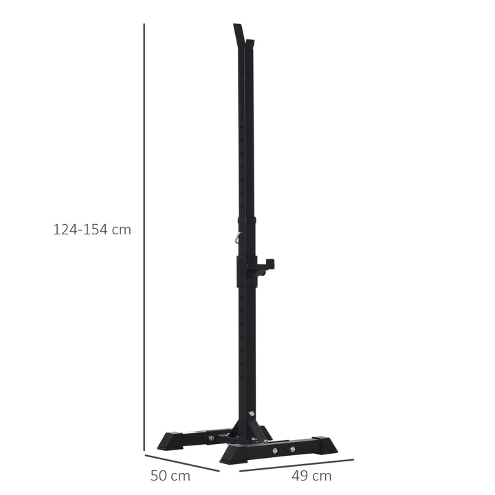 Heavy Duty Weights Bar Barbell Squat Stand Stands Barbell Rack Spotter GYM Fitness Power Rack Holder Bench New