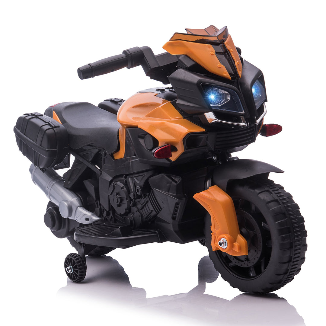 Kids Electric Pedal Motorcycle 3 km/h Max Speed Girls Boy 18-48 months Orange