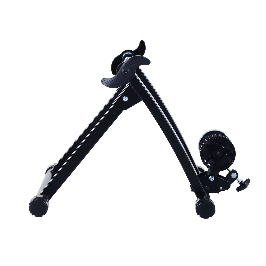 Foldable Indoor Bicycle Bike Turbo Trainer-Black