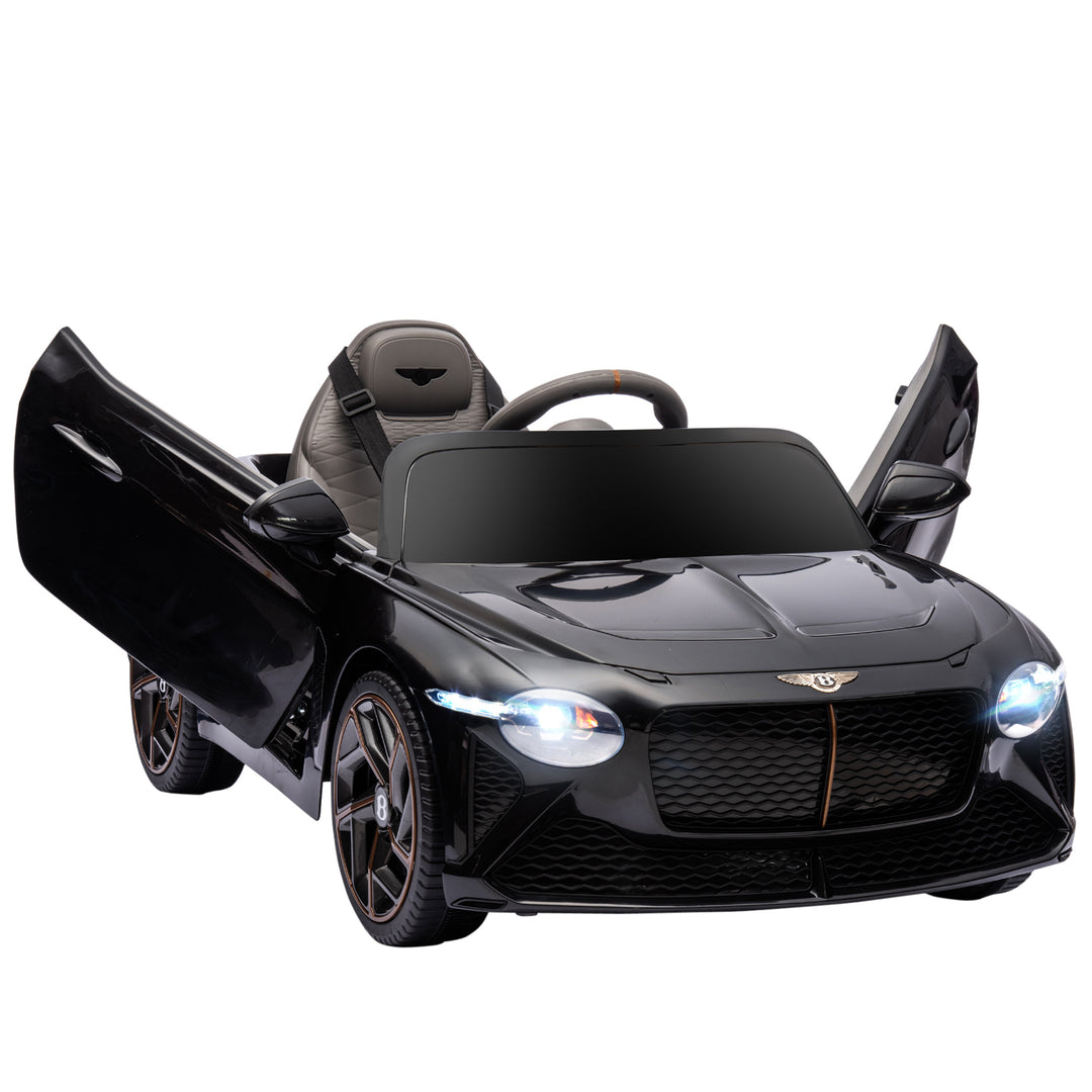 Bentley Bacalar Licensed 12V Kids Electric Ride on Car with Remote Control, Powered Electric Car with Portable Battery, Music, Horn, Lights, Suspension Wheels, for Ages 3-5 Years - Black