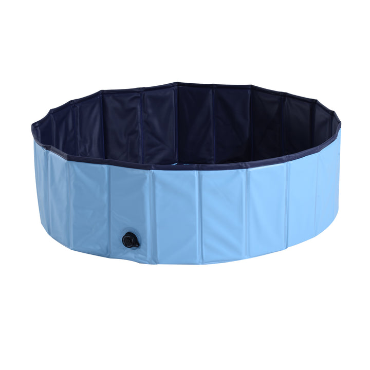 Pet Swimming Pool, Non-Slip and Foldable-Blue