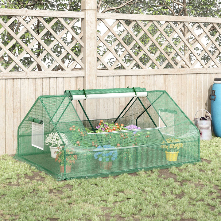 Mini Greenhouse Portable Flower Planter For Garden w/ Zipper
