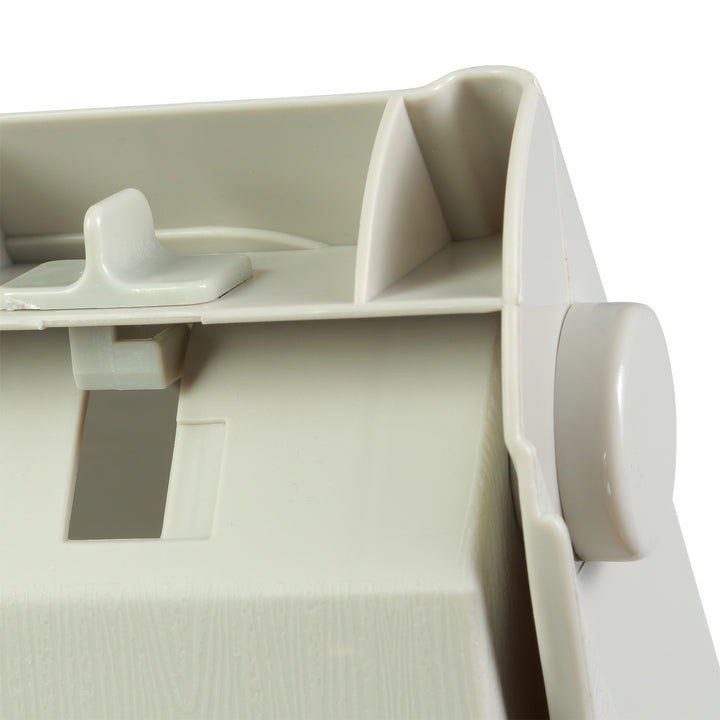 3-steps Dog Stairs, Plastic Cat Ladder Lightweight, Pet Access Steps, for Bed, Sofa, Non-slip Stickers, White