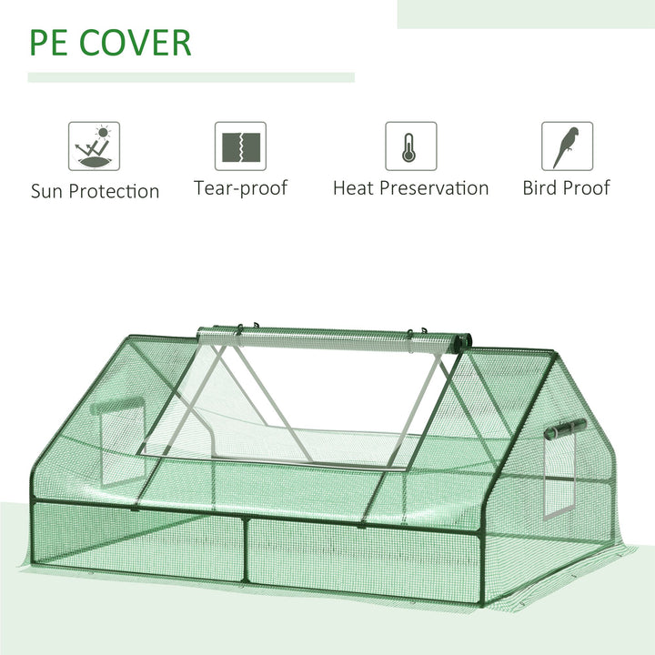 Mini Greenhouse Portable Flower Planter For Garden w/ Zipper