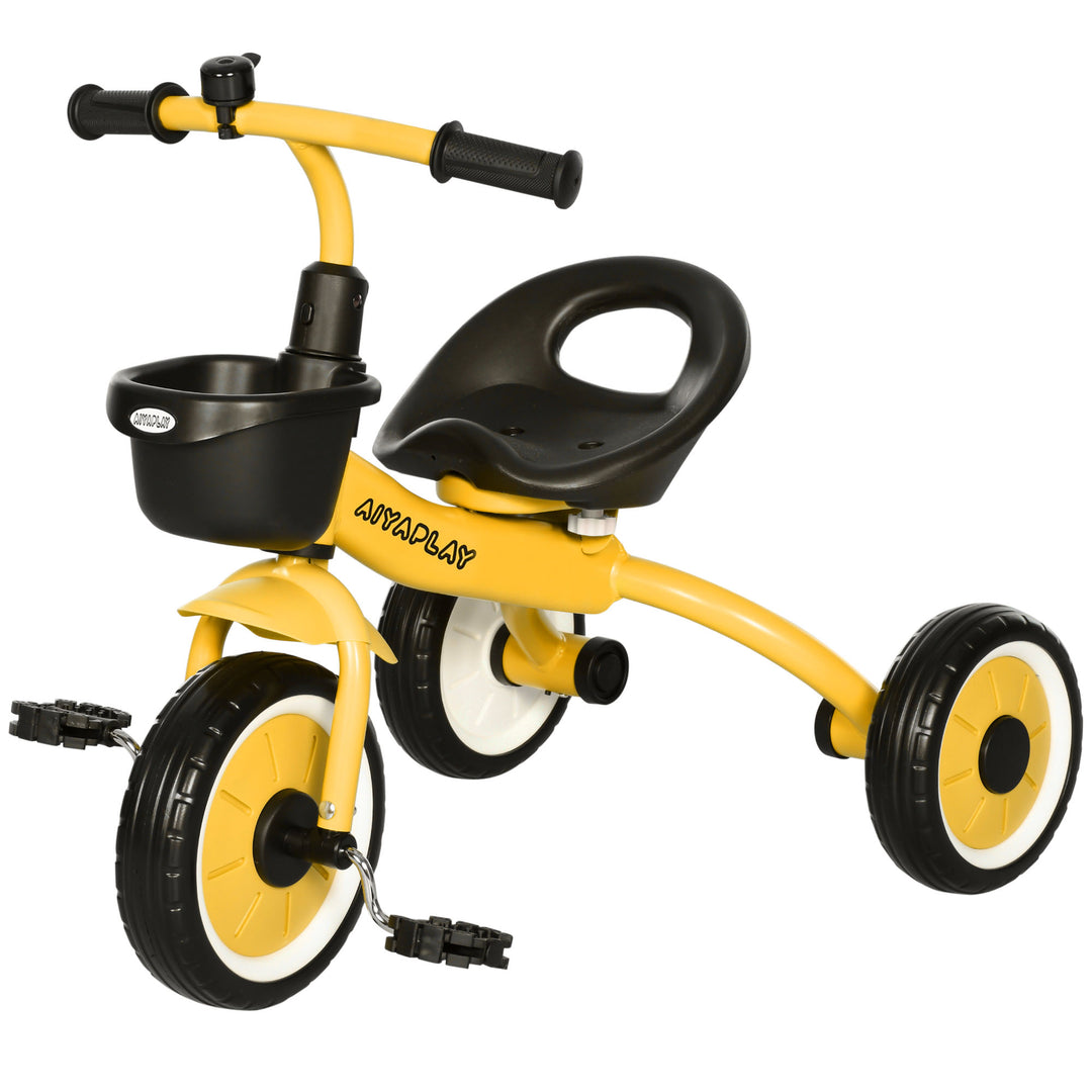 Kids Trike, Tricycle, with Adjustable Seat- Yellow