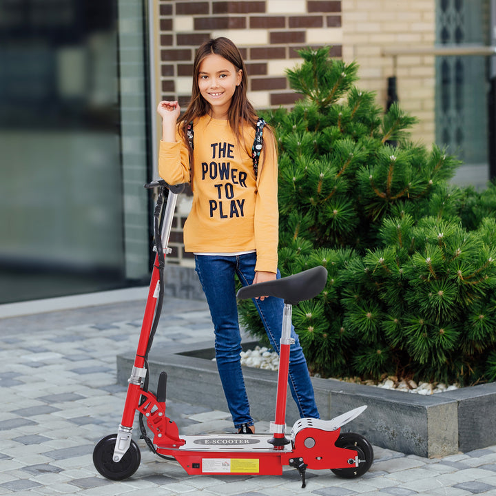 Teens Foldable Kids Powered Scooters Toy (Red)
