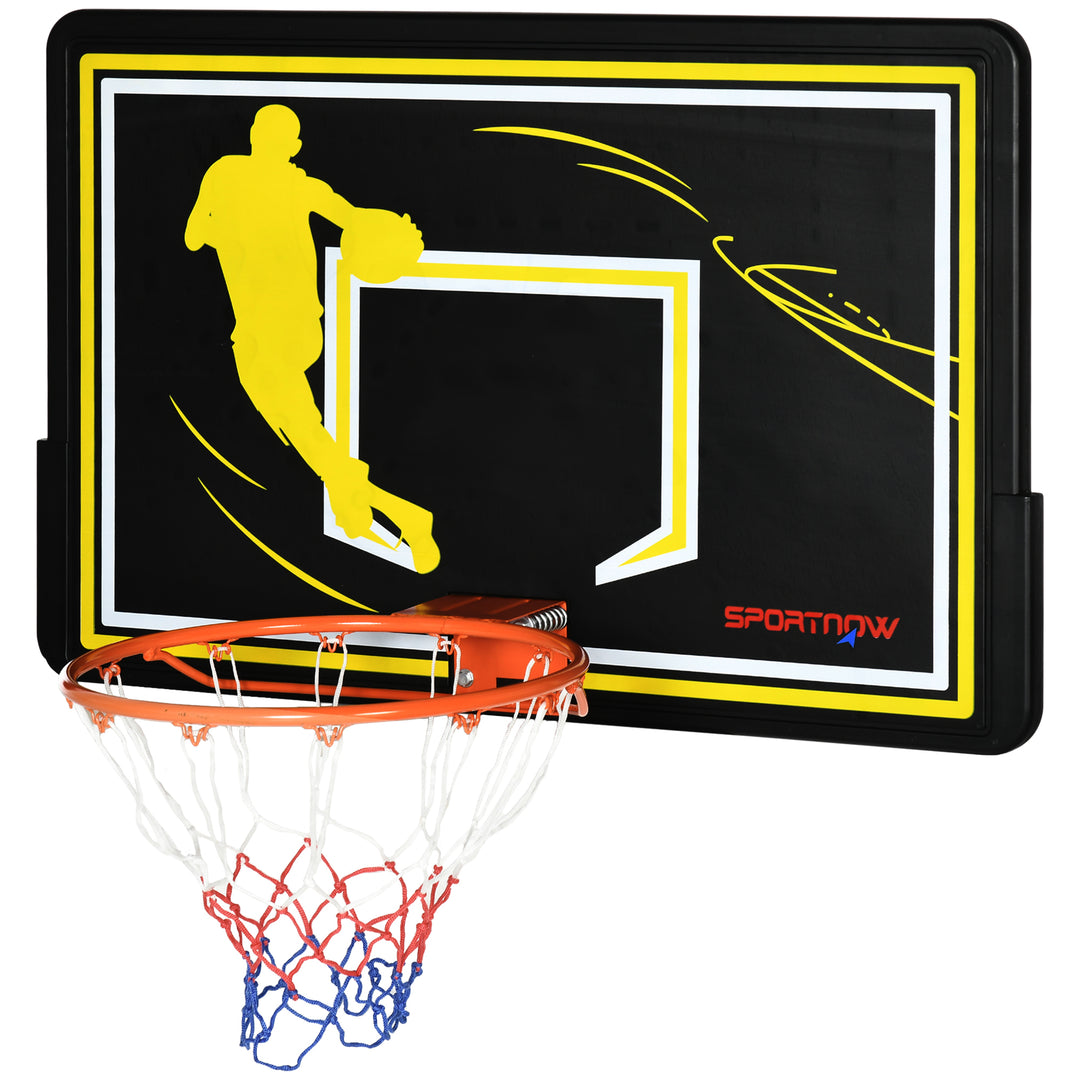 Wall Mounted Basketball Hoop Mini Basketball Hoop and Backboard for Kids and Adults, Outdoor and Indoor