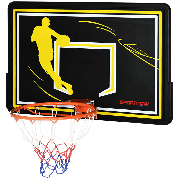 Wall Mounted Basketball Hoop Mini Basketball Hoop and Backboard for Kids and Adults, Outdoor and Indoor