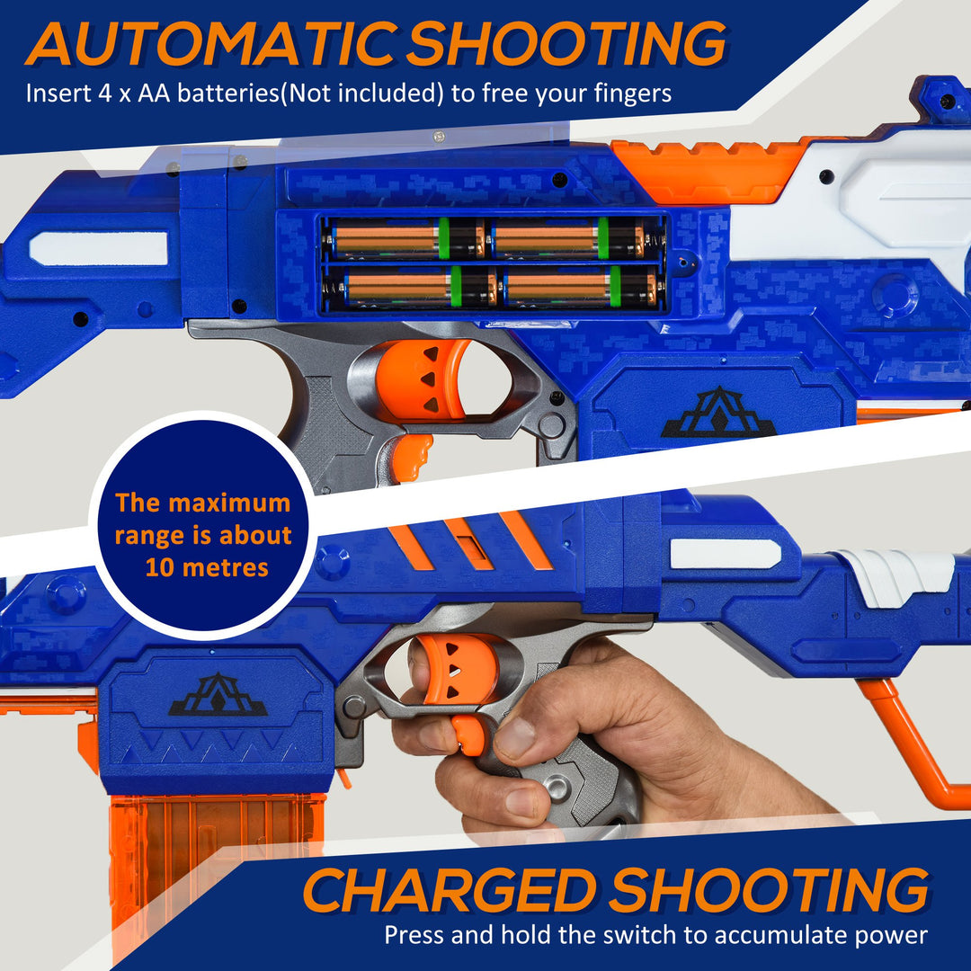 Toy Guns Automaitc Foam Blaster Gun with 20 Soft EVA Refill Darts Continuous Shooting Target Board for 8-12 years old